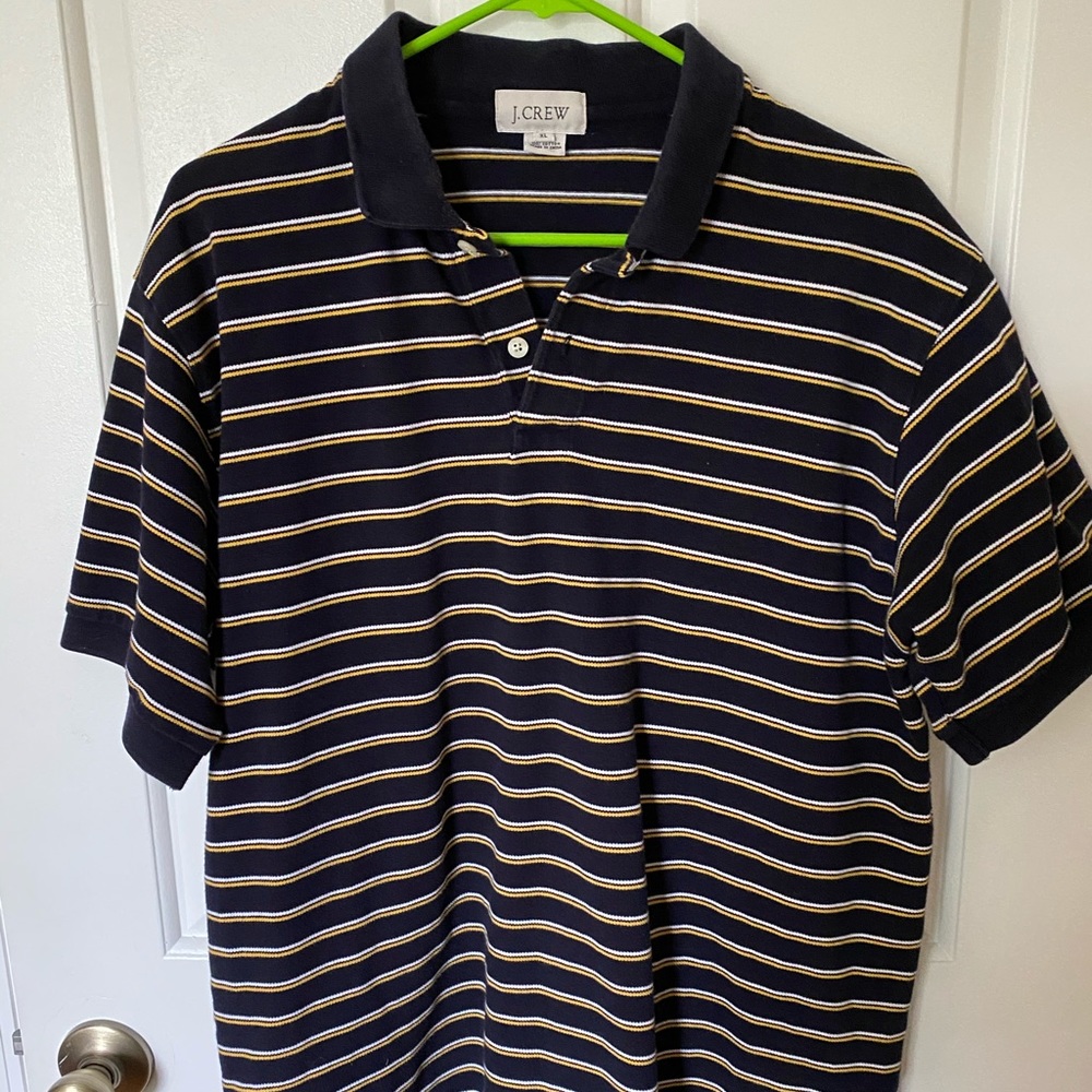 J. Crew striped polo shirt